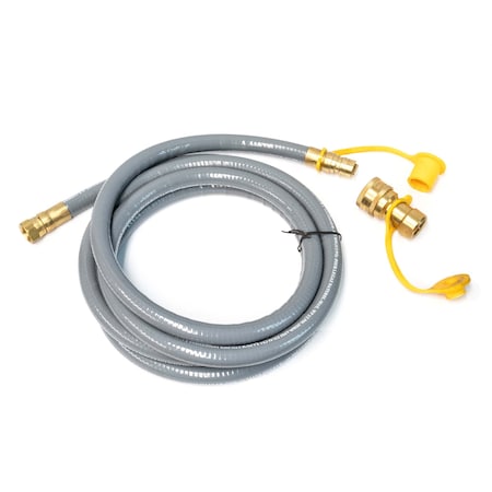 The Outdoor Plus 3/8 Quick Connect Gas Hose - 96 Length OPT-QCHOSE